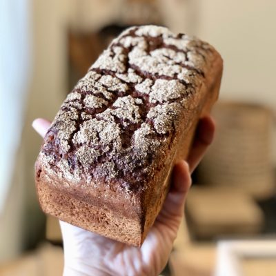 100% 石臼黑裸麥